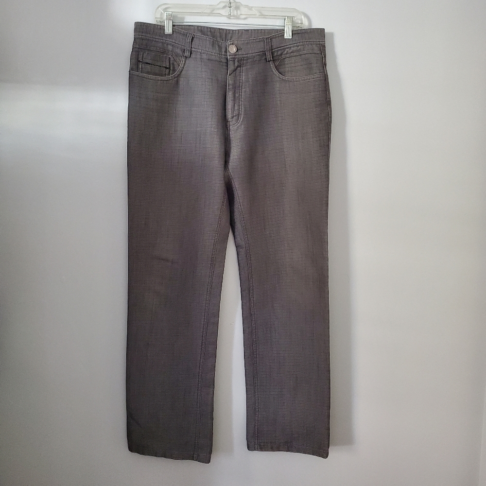 Barabas gray straight leg pants size 36